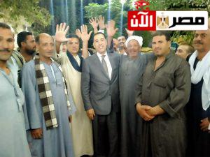 إحتفال شعبي للمرشح أحمد صلاح عودة بقرية عزبة الباجور