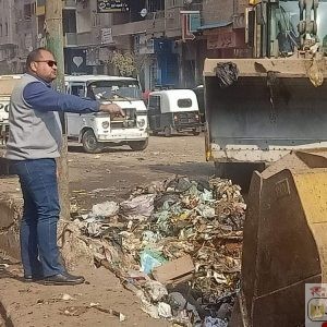 حملة نظافة بحي غرب شبرا الخيمه بقيادة إيهاب رمضان