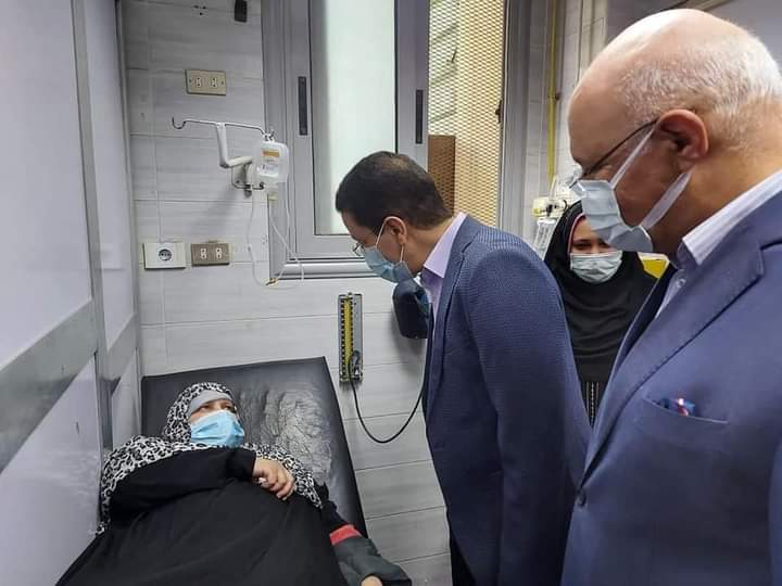 الجيزاوى  يتفقد مستشفى بنها الجامعي في ثاني أيام العيد للاطمئنان على الخدمة الصحية 
