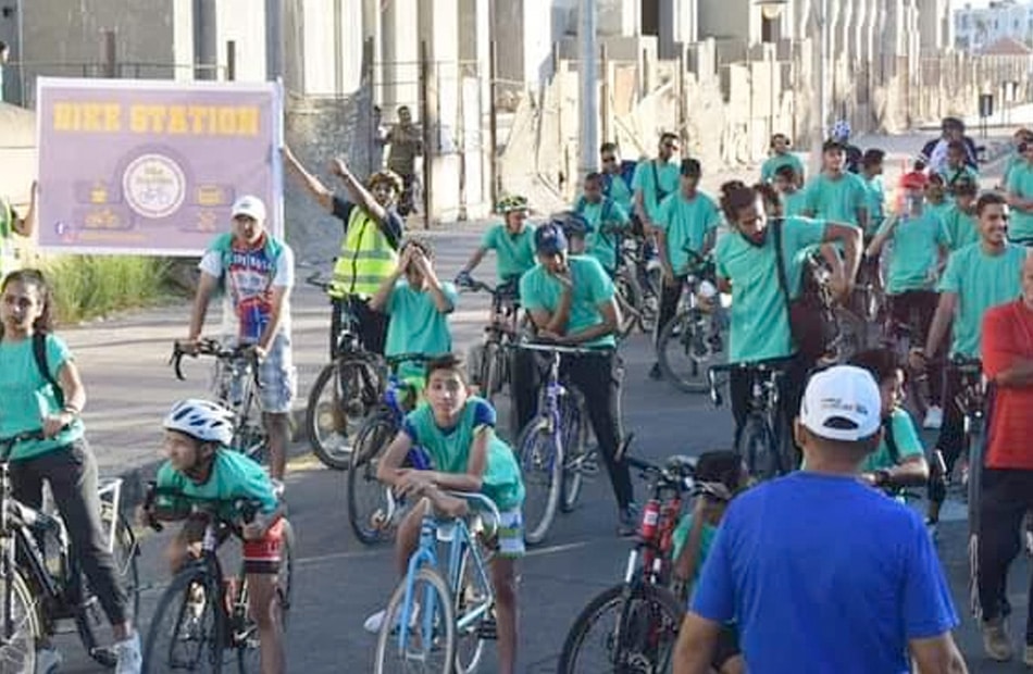 انطلاق ماراثون الدراجات بالغردقة ..احتفالا بثورة 30 يونيو تحت شعار" دراجتك صحتك"