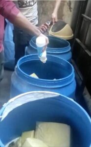  أغذية القليوبيه تعدم 268كيلو جرام أغذية تالفه منعا لتداولها بمدينة العبور. 